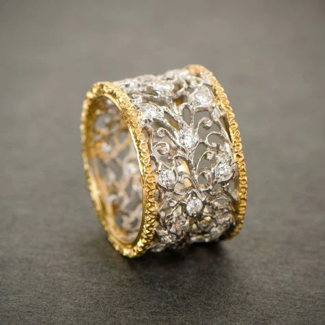 Anel Ivy com Zircônia Vintage